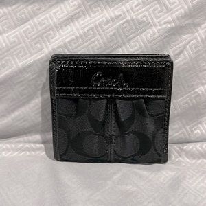 Coach black wallet